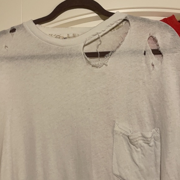 Free people distressed tees - Picture 2 of 4